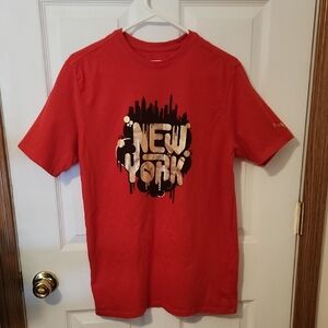 Puma Red Urban Graphic Short Sleeve Tee